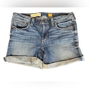 ANTHROPOLOGY Pilcro & The Letterpress Denim Shorts Stet Fit Low Rise size 27